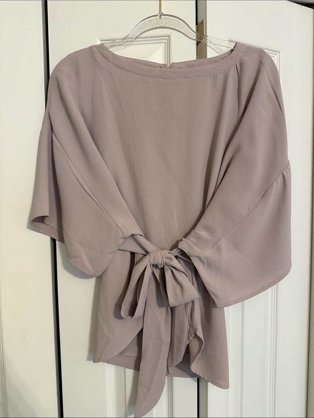 Hayden Dusty Rose Tie-Back Blouse